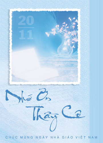 Bộ ảnh thiệp đẹp chúc mừng thầy cô giáo (20-11) Hình ảnh nhớ ơn thầy cô