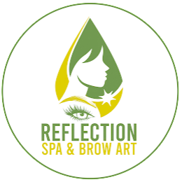 Reflection salon & brow art logo