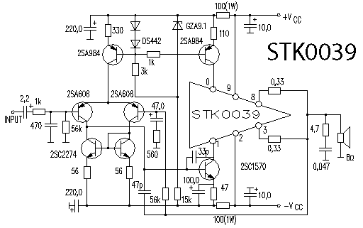 power amplifier Stk0039
