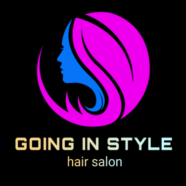 GOING IN STYLE hair salon logo