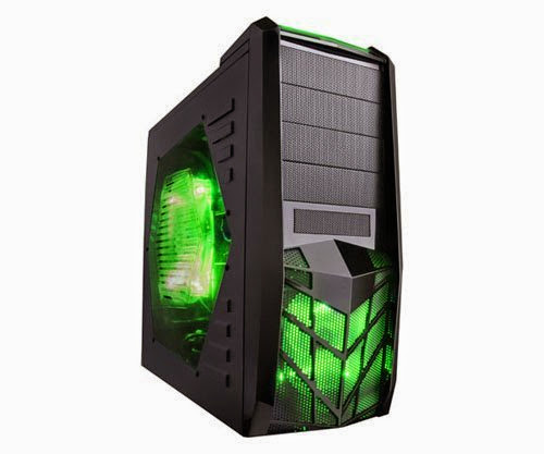 APEVIA Mid Tower Case in Green