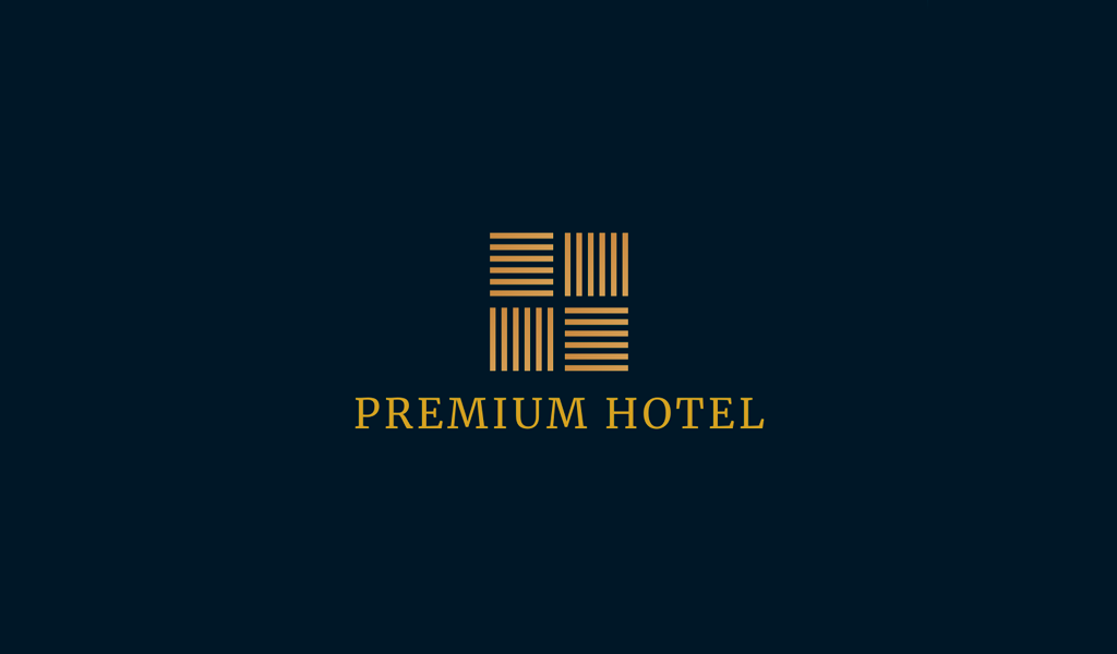 Logo de lignes horizontales de l'hôtel