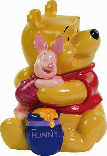  Westland Giftware Winnie the Pooh Hugging Piglet Cookie Jar