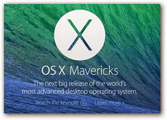OS X Mavericks el nuevo SO de los Mac