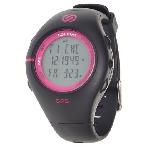 Soleus Women's SG001011 Black and Pink Digital Watch