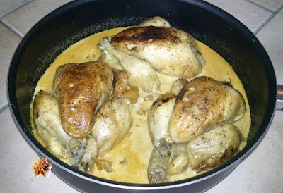 Coquelets flambés au whisky - recette indexée dans les Viandes