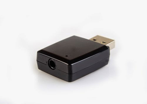  ZPS Newest Mini USB Stereo Audio Music Bluetooth Receiver For For PC Speaker iPhone iPad (Black)