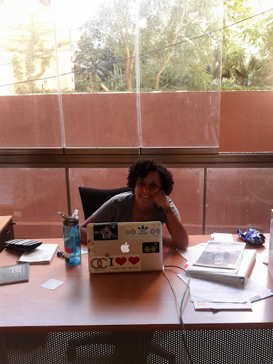 Me at the office at Al Majmoua