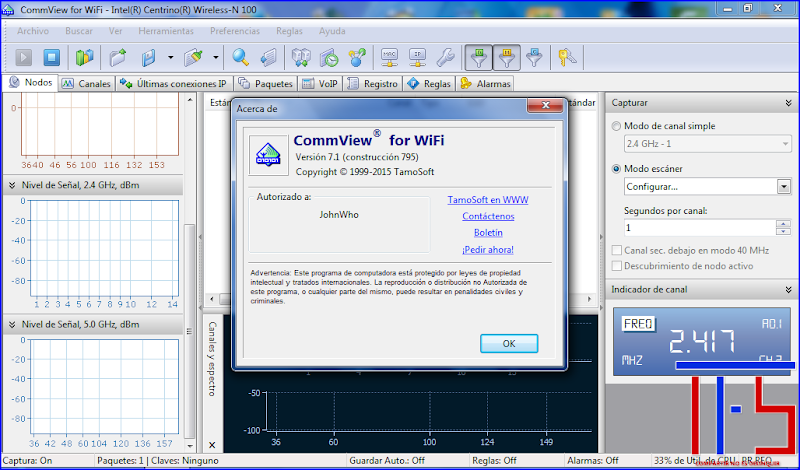 CommView for WiFi 7.1.795 + Medicina - Descargar - DescargarZ.com CommView for WiFi 7.1.795 + Medicina - Descargar - DescargarZ.com