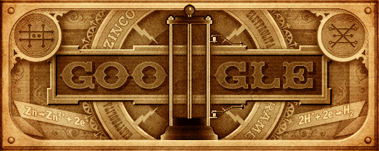 Google Pasang Doodle Alessandro Volta