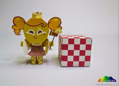 Cheesecake Cookie Papercraft