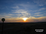 Puesta de sol desde el paseo del Norte. La Guardia (Toledo) 23-8-2014