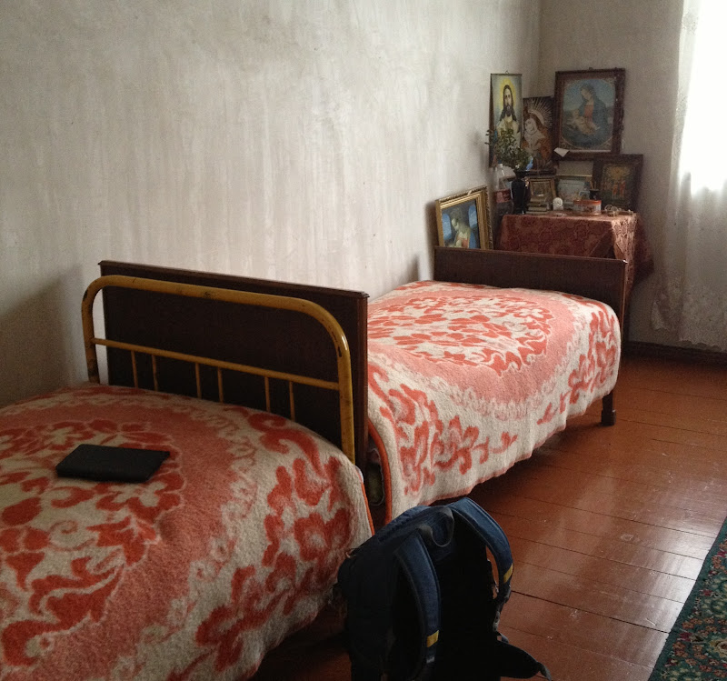 My room in a guesthouse in Akhaltsikhe