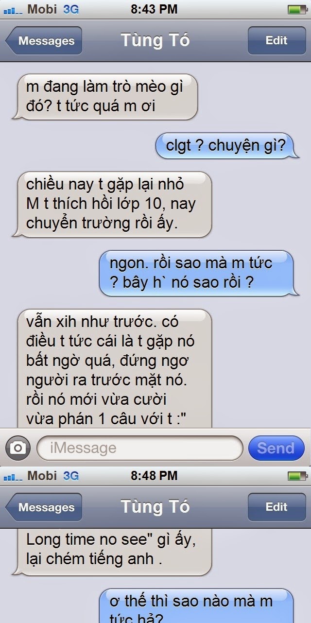 Đến bó tay với thằng bạn x( Không hiểu nổi nó nữa =))