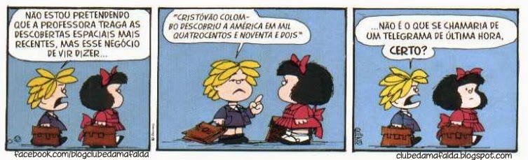 Clube da Mafalda:  Tirinha 717 