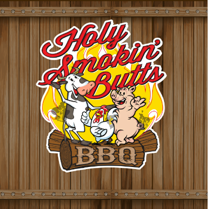 Holy Smokin Butts BBQ logo