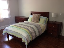 Sumatra Platform Bed, Dresser, and Nightstand in Chocolate Cherry