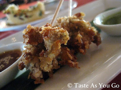 Deep-Fried Oysters at La Roca Restaurant at Grand Solmar Land's End Resort & Spa in Cabo San Lucas, Mexico - Photo by Taste As You Go