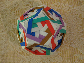 Jasmine 2 Dodecahedron from Meenakshi Mukerji's "Marvelous Modular Origami".