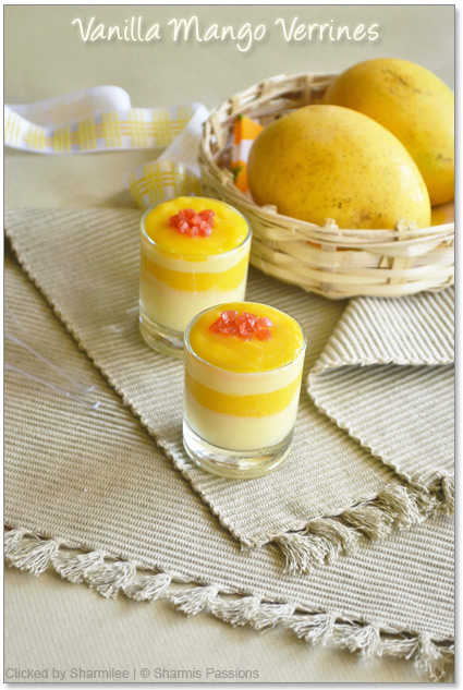 Mango & Vanilla Custard Verrines Recipe Mango & Vanilla Custard Verrines Recipe
