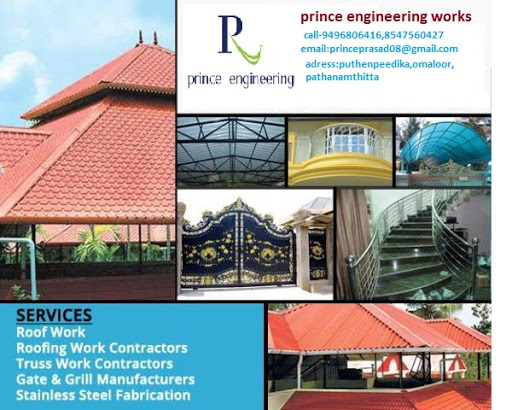 prince engineering works, Prince Engineering Works Near Rajendra Driving School ,Puthenpeedika,, p.o,, Pathanamthitta,, Omalloor, Pathanamthitta, Kerala 689647, India, Roofing_Service, state KL