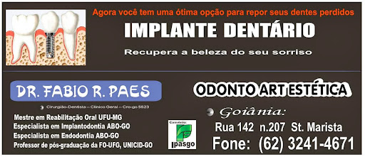 Implante Dental Goiânia, R. 142, 207 - St. Marista, Goiânia - GO, 74170-040, Brasil, Cirurgio_Dentista, estado Goias