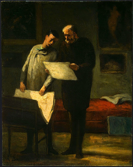 Honoré Daumier - Advice to a Young Artist