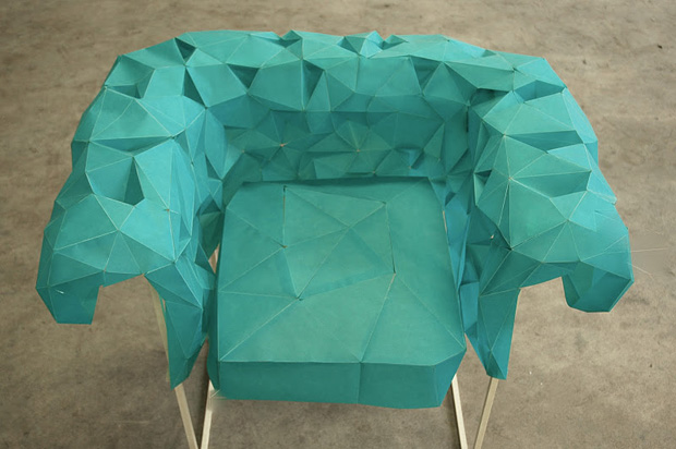 Polygon Armchair by Christian Fiebig