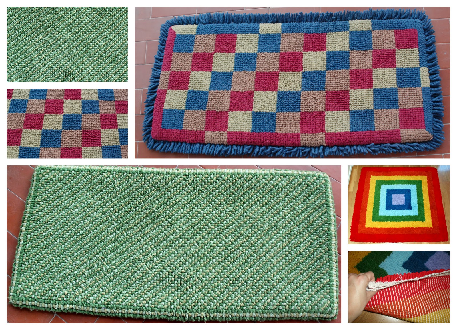 Mis papelitos de colores: De primero, alfombras