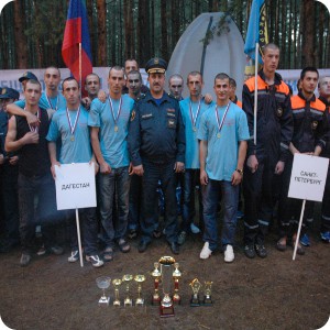 Закрытие Всероссийских соревнований по многоборью среди спасателей МЧС