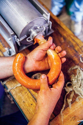 Sausage making in Spain. From Charcutería: The Soul of Spain