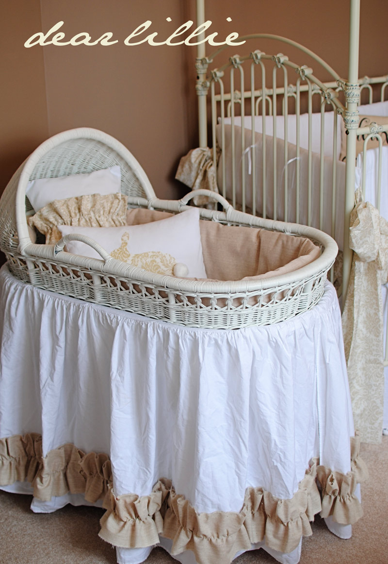 A Free Bassinet Makeover, A Couple More Nursery Projects and The Winner of  the Tutu Giveaway! - Dear Lillie Studio