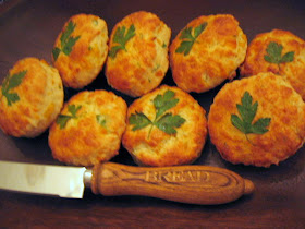 St Patrick's Day Cheddar Biscuits are so much fun to make, and easy too!  Perfect as a side to Irish Stew or other celebration dishes! Slice of Southern