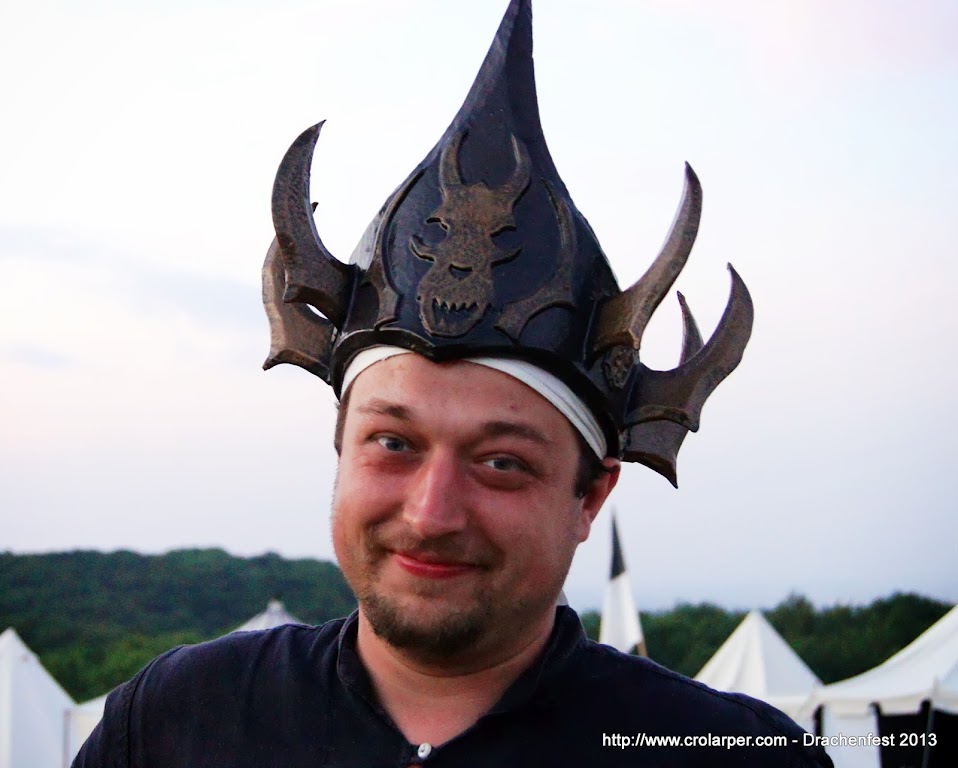 Me wearing Copper Imperator's crown