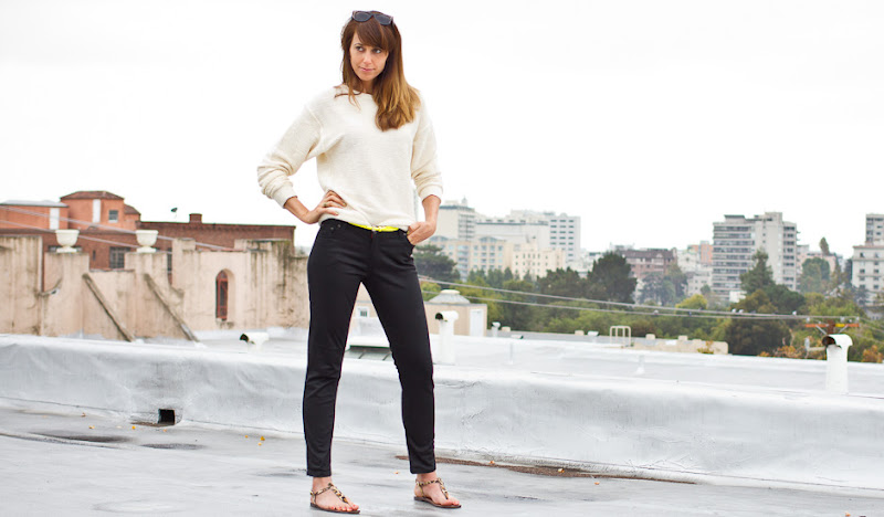 Women's DoD Britches Inga poses on Roof