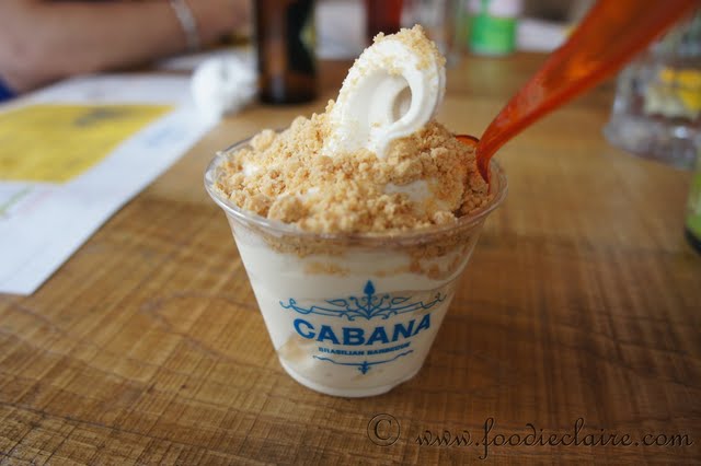 dessert at cabana brasilian restaurant in st giles dessert at cabana brasilian restaurant in st giles