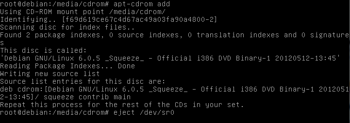 add cd repository linux debian