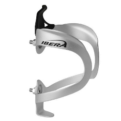 Ibera Bicycle Lightweight Aluminum Water Bottle Cage, Silver - image