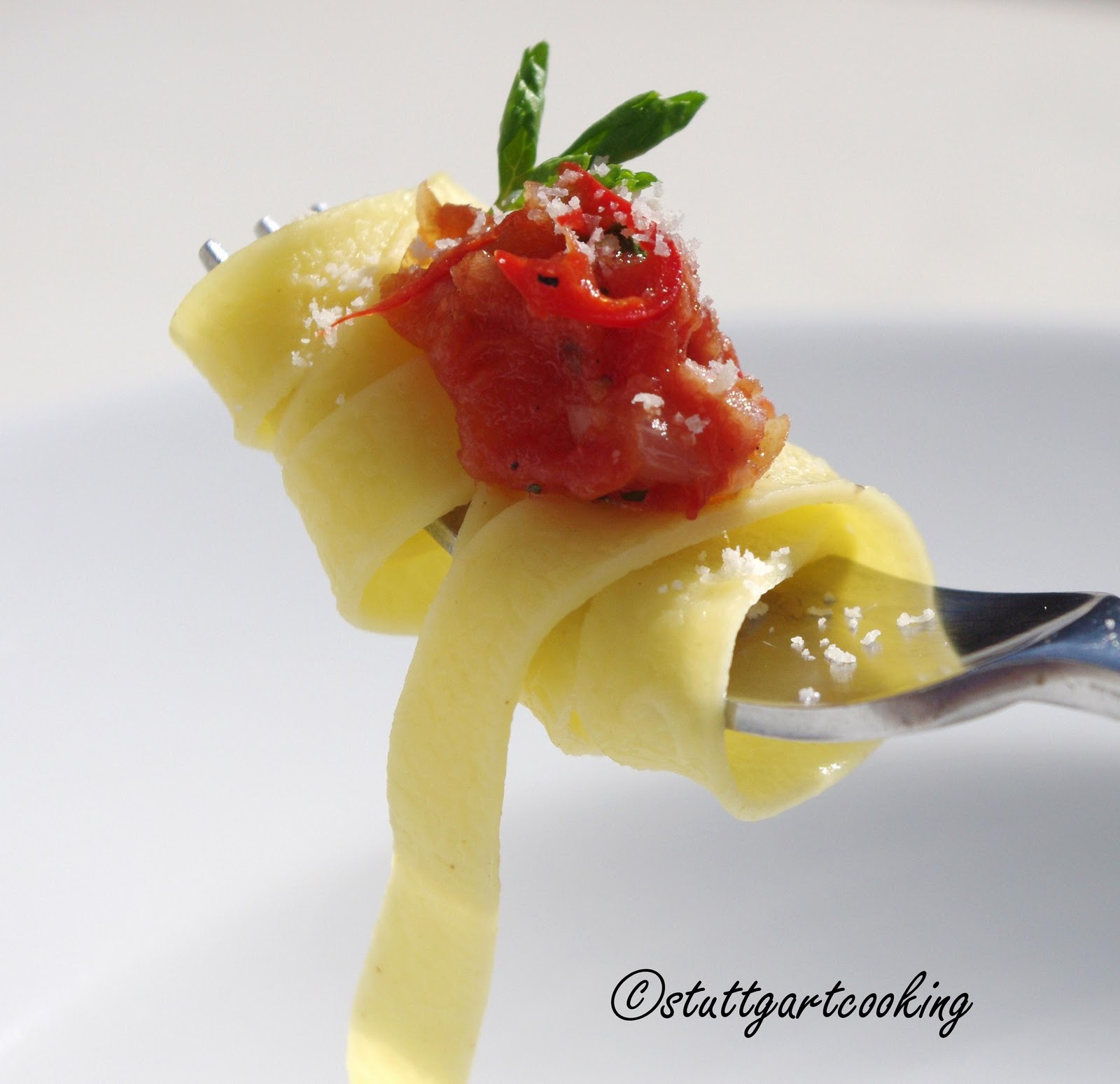 stuttgartcooking: Pasta All’Arrabbiata oder Nudeln mit scharfer Sauce