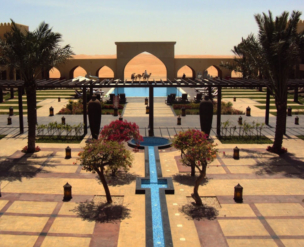 Tilal Liwa Hotel in Abu Dhabi desert with BMW X5