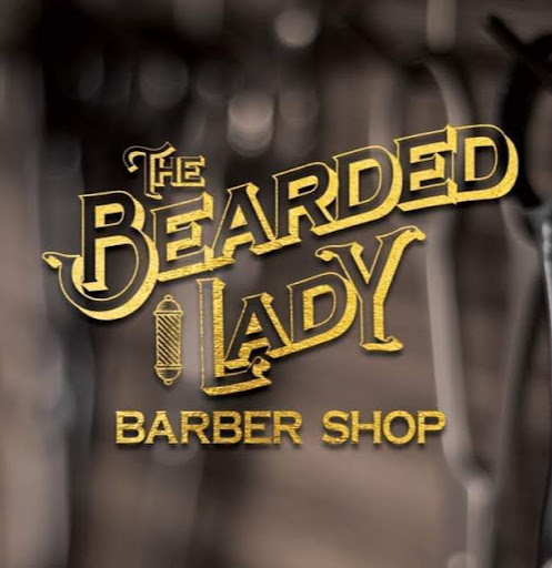 The Bearded Lady Barber Shop logo
