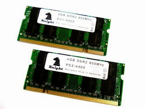  KNIGHT 8GB kit DDR2 800 MHz PC2 6400 (2X4GB) SODIMM LAPTOP MEMORY