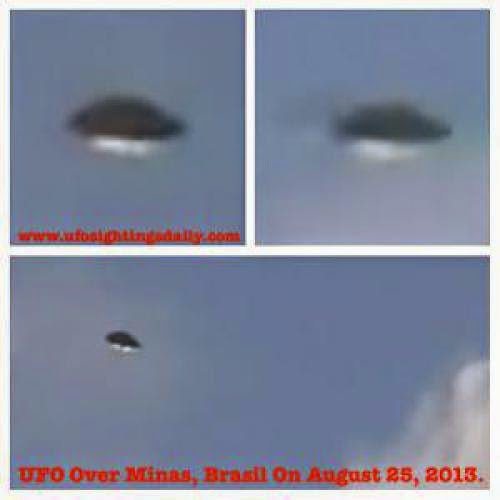 Ufo Recorded Over Neighbourhood In Southern Minas Brazil On August 25 2013