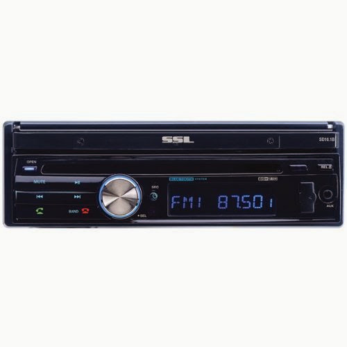  SOUNDSTORM SD10.1B Single-DIN In-Dash DVD Receiver with 10.1
