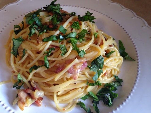 The Cozy Little Kitchen: Luscious Spaghetti Carbonara