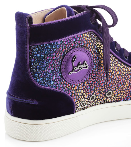 Peony Design ? christian louboutin x swarovski crystal purple ...  