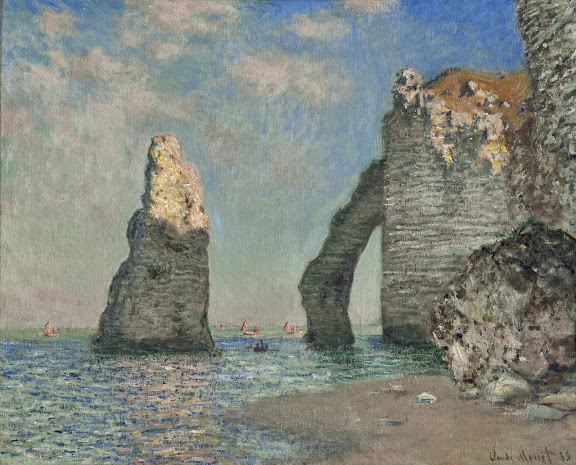 Monet, The Cliffs at Tretat
