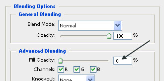 Blending option