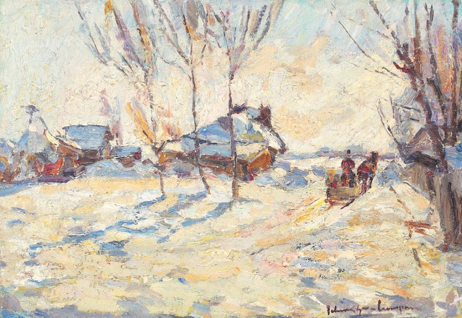 Rudolf Schweitzer-Cumpăna - Peisaj de iarnă