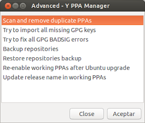 Añade repositorios en Ubuntu con Y PPA Manager version 0.9.9.1